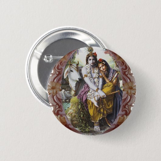 Badge Rond 5 Cm Couple All-Attractif (Devant & derrière)