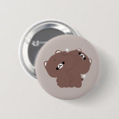 Badge Rond 5 Cm Couple de chats birmans (Devant & derrière)
