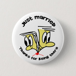Badge Rond 5 Cm Couple mariage