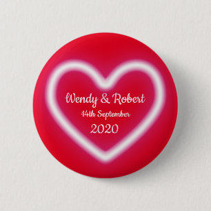 Badge Rond 5 Cm Couple marié