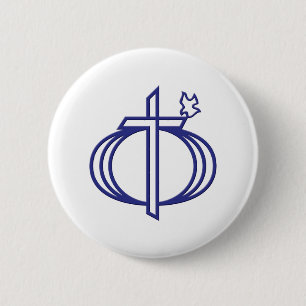 Badge Rond 5 Cm Couples pour le logo du Christ