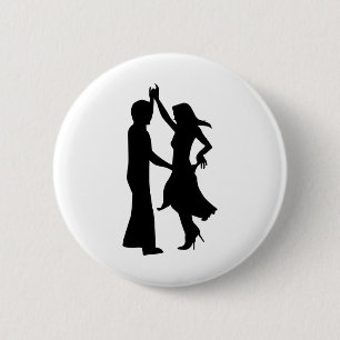 Badge Rond 5 Cm Couples standard de danse