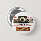 BADGE ROND 5 CM COUPURE USA (Devant & derrière)