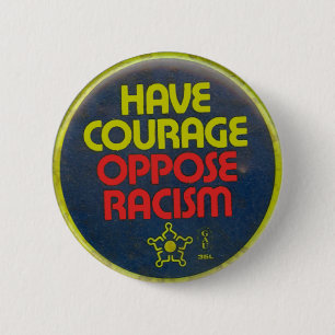 Badge Rond 5 Cm Courage - bouton