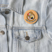Badge Rond 5 Cm Courage du chien lâché | Good Dog Courage (En situation)