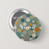 Badge Rond 5 Cm Courants Confetti (Devant & derrière)