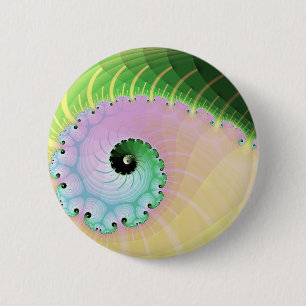 Badge Rond 5 Cm Courbe spirale