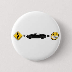 Badge Rond 5 Cm Courbes + MX5 = amusement