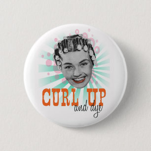 Badge Rond 5 Cm Courbez et teignez le bouton