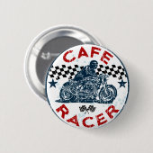 Badge Rond 5 Cm Coureur de café (Devant & derrière)