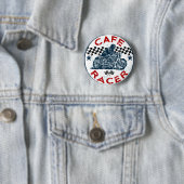 Badge Rond 5 Cm Coureur de café (En situation)