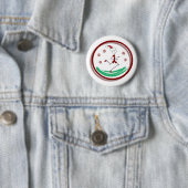 Badge Rond 5 Cm Coureur de vacances Guy © (En situation)