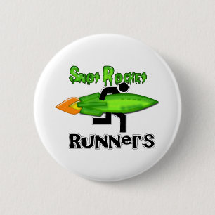 Badge Rond 5 Cm Coureurs de Rocket de morve