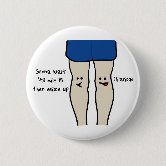 Badge Rond 5 Cm Coureurs genoux (Devant)