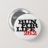 Badge Rond 5 Cm Courez pendant la vie 26,2 (Devant & derrière)