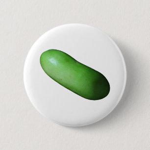 Badge Rond 5 Cm Courge verte (Melon d'hiver)