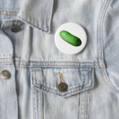 Badge Rond 5 Cm Courge verte (Melon d'hiver) (En situation)