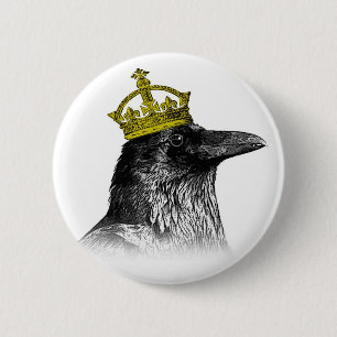 Badge Rond 5 Cm Couronne