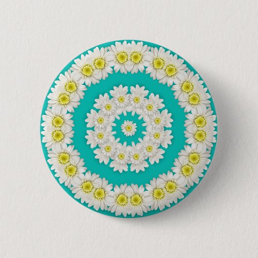 Badge Rond 5 Cm Couronne des marguerites (Devant)