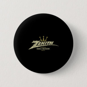 Badge Rond 5 Cm Couronne Rétro Clic Citation Drôle Vintage Zenith