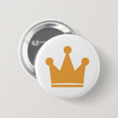 Badge Rond 5 Cm couronne royale (Devant & derrière)