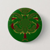 Badge Rond 5 Cm Couronne verte (Devant)