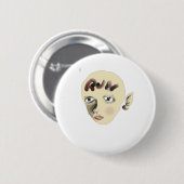 Badge Rond 5 Cm Course (Devant & derrière)