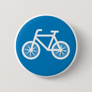 Badge Rond 5 Cm Course à vélo