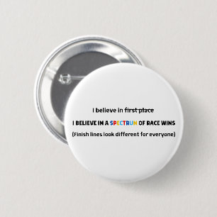 Badge Rond 5 Cm Course de neurodiversité Mois de la sensibilisatio