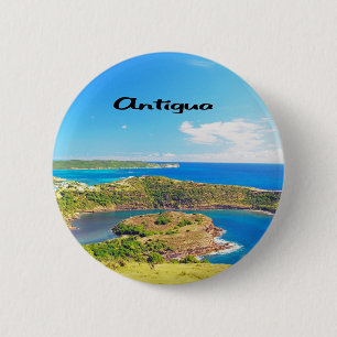 Badge Rond 5 Cm Courses de voilier de l'Antigua