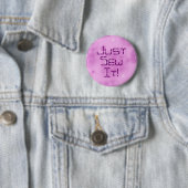Badge Rond 5 Cm Cousez-juste le ! (En situation)