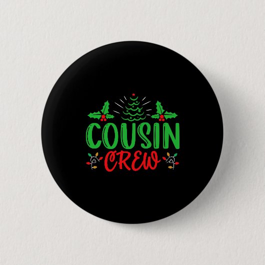 Badge Rond 5 Cm Cousin Crew T Shirt_1 (Devant)