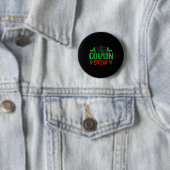 Badge Rond 5 Cm Cousin Crew T Shirt_1 (En situation)