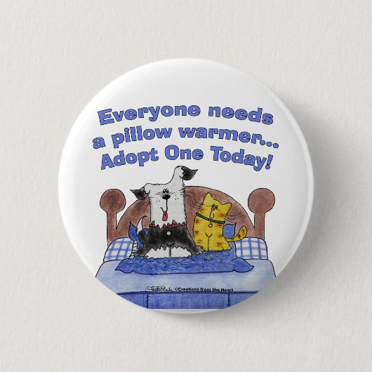 Badge Rond 5 Cm Coussin Warmers (Devant)