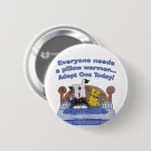 Badge Rond 5 Cm Coussin Warmers (Devant & derrière)