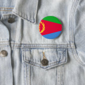 Badge Rond 5 Cm Coût bas ! Drapeau de l'Érythrée (En situation)