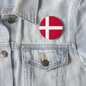 Badge Rond 5 Cm Coût bas ! Drapeau du Danemark (En situation)