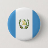 Badge Rond 5 Cm Coût bas ! Drapeau du Guatemala (Devant)
