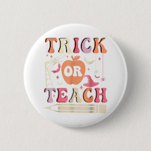 Badge Rond 5 Cm Coût super D'Halloween Pour Un Professeur De Fantô