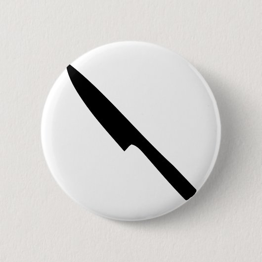 Badge Rond 5 Cm couteau de cuisine (Devant)