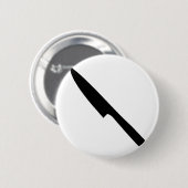 Badge Rond 5 Cm couteau de cuisine (Devant & derrière)