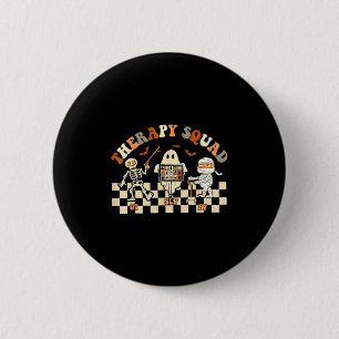 Badge Rond 5 Cm Coûts de l'infirmière d'Halloween de l'équipe de t