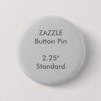 Badge Rond 5 Cm Coutume 2,25" de ZAZZLE GRIS rond standard de Pin