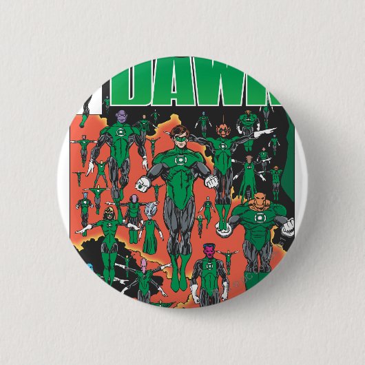 Badge Rond 5 Cm Couverture verte d'aube (Devant)