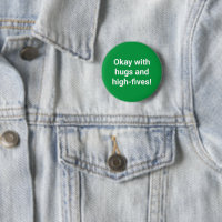 Covid Social Distcing Color Coded Green Pin