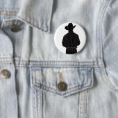Badge Rond 5 Cm cowboy (En situation)
