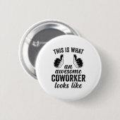 Badge Rond 5 Cm Coworker Birthday Employee Farewell Goodbye Going (Devant & derrière)