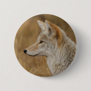 Badge Rond 5 Cm coyote