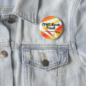 Badge Rond 5 Cm CPMS réunit fier ! (En situation)