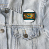 Badge Rond 5 Cm Crabe de Baltimore (En situation)